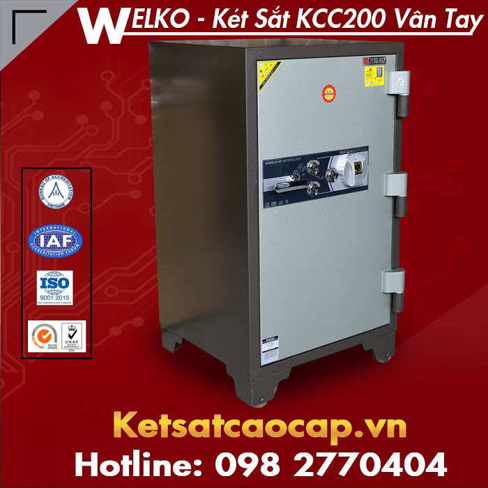 Két Sắt Vân Tay WELKO Fire Resistant Safes đảm bảo uy tín chất lượng cao